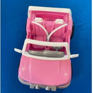 Vintage Mattel Barbie 1999 Pink Jeep Wrangler Beach Cruiser Car, Excellent Shape